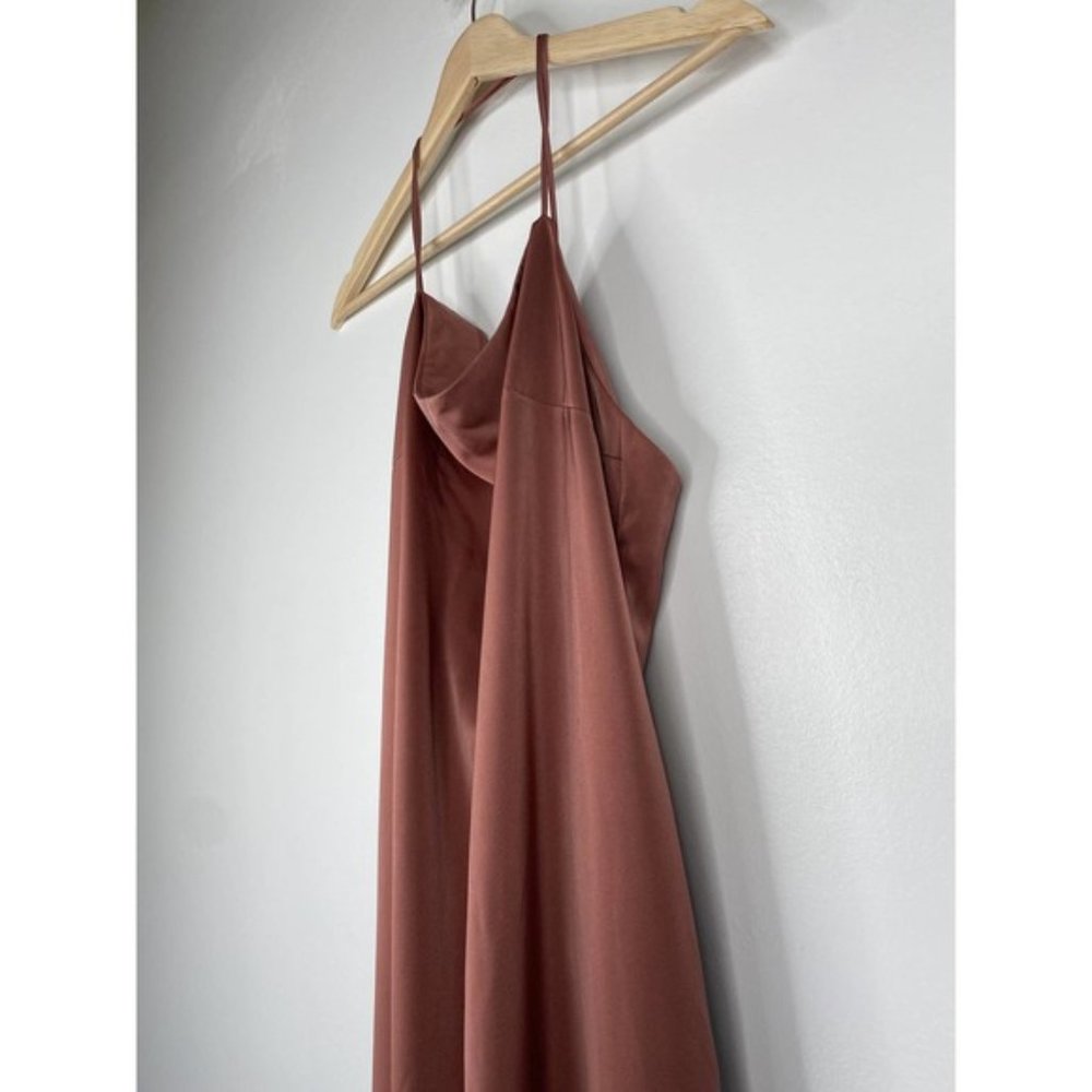 NBD Malia Adjustable Straps Women's Midi Dress Mauve Size: Large NWT - Picture 4 of 9